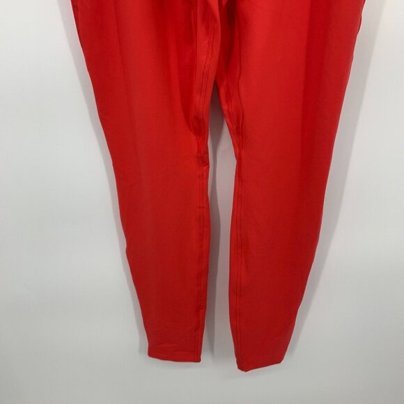 All in Motion Bodysuit Brushed Sculpt Red Scoopneck Sleeveless Jumpsuit - Picture 6 of 10